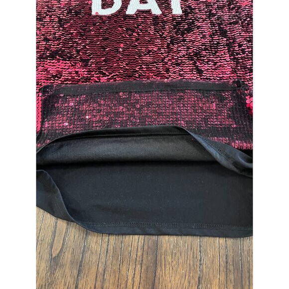 Sequin Game Day Why Dress Red and White - Picture 8 of 12